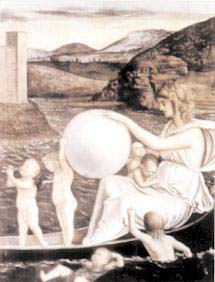 figura 114 - L' Incostanza, le Allegorie del Restello del Bellini. Accademia, Venezia (Italia)