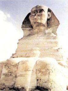figura 115 - La Grande Sfinge di Giza. (Egitto)