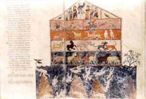 figura 159 - L’Arca di Noè. Museo della Cattedrale di Gerona (Spagna)